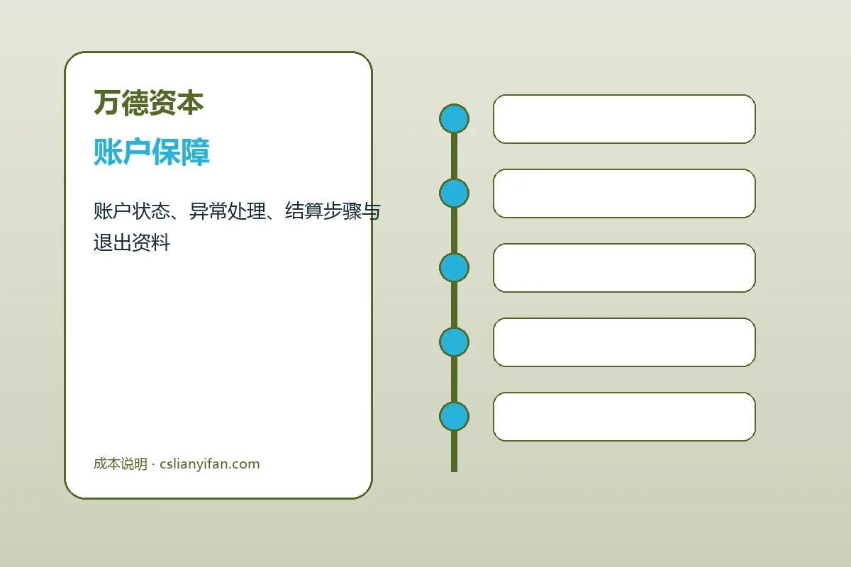 万德资本客户支持与服务流程示意